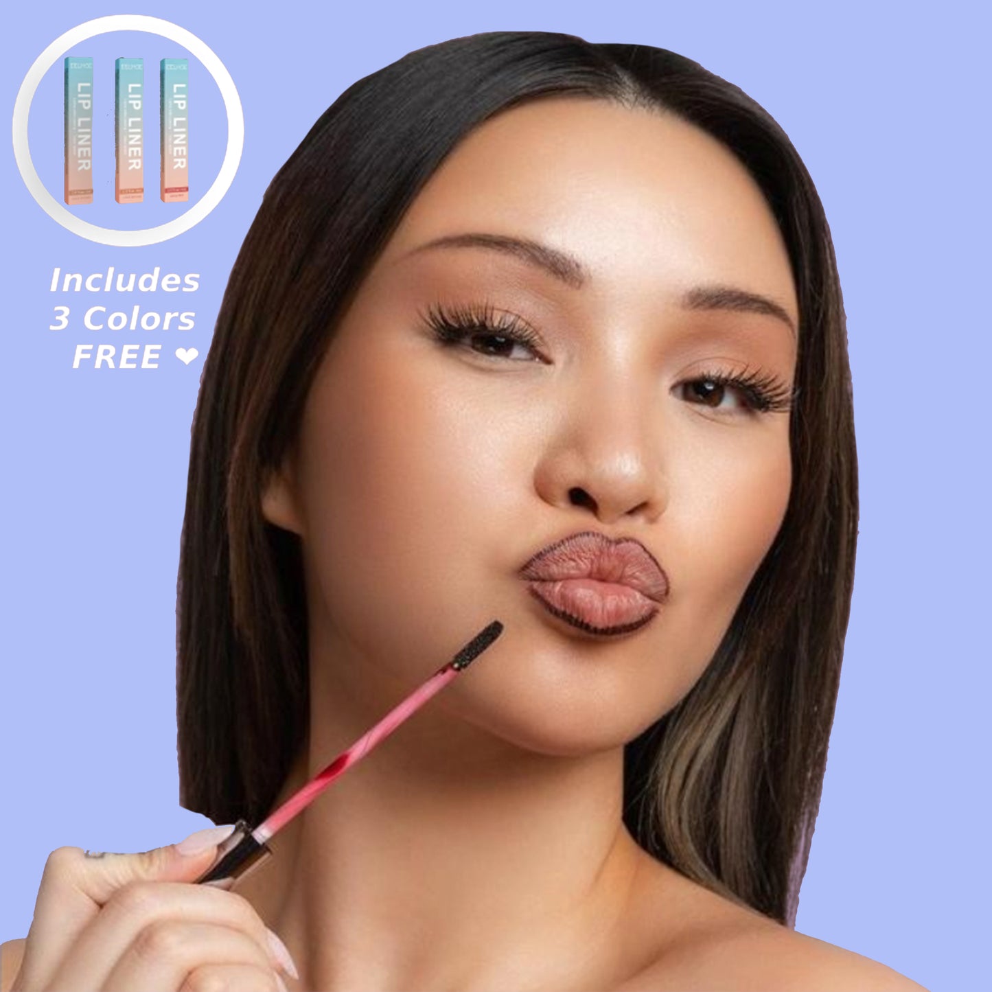 Peel-Off Stain Lip Liner 4 in 1 Bundle